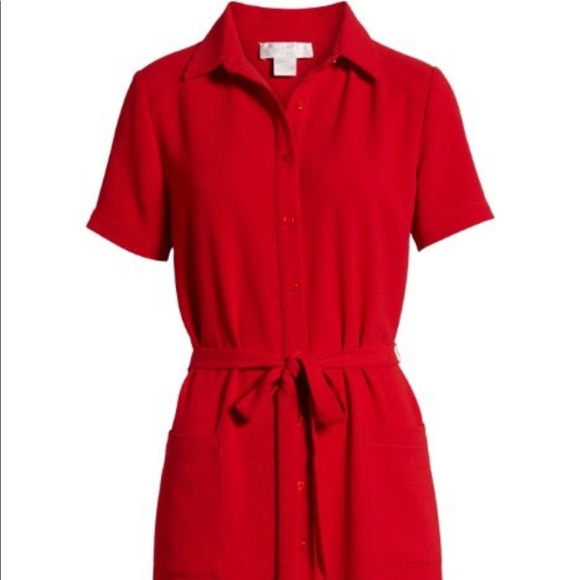Rachel Parcell red button down dress - Picture 3 of 4